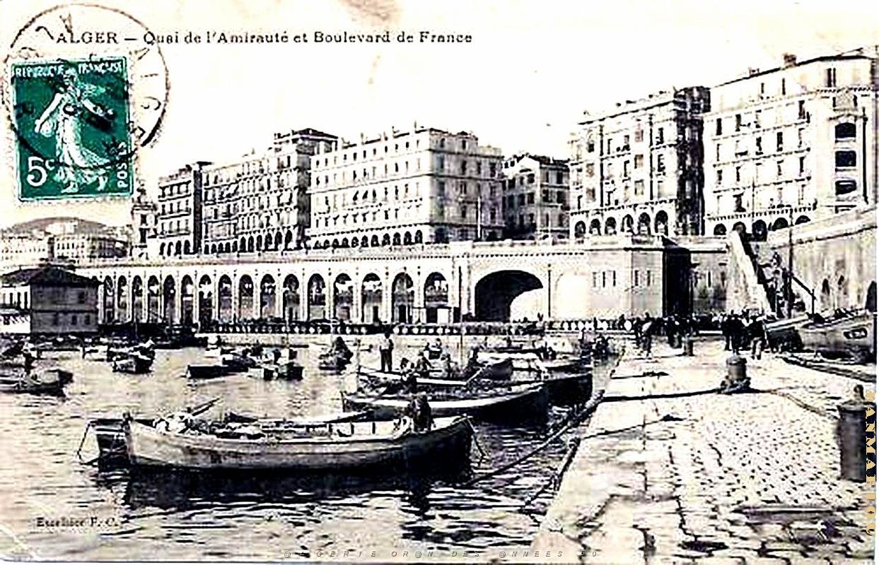 Alger - Quai de l'amiraute et Boulevard de France.jpg